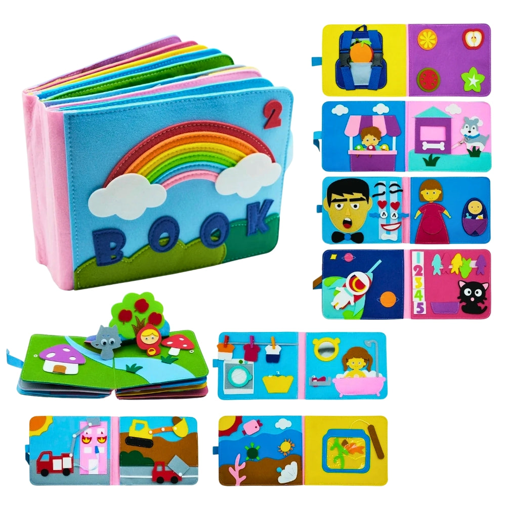 Elma™- Libro Sensoriale per lo Sviluppo dell'Autonomia e del Linguaggio