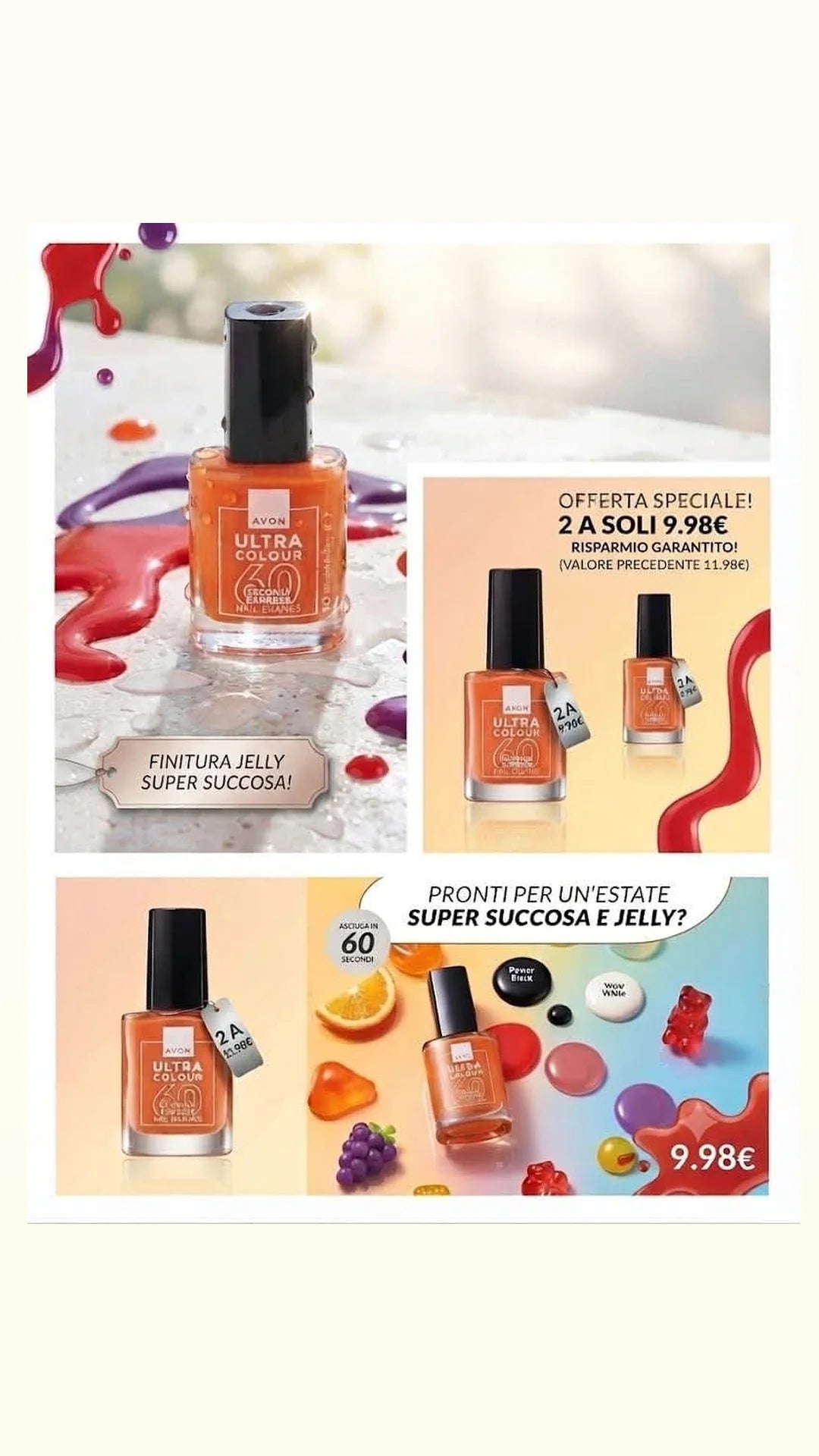 Smalto Ultra Colour Avon – Set 2 Tonalità